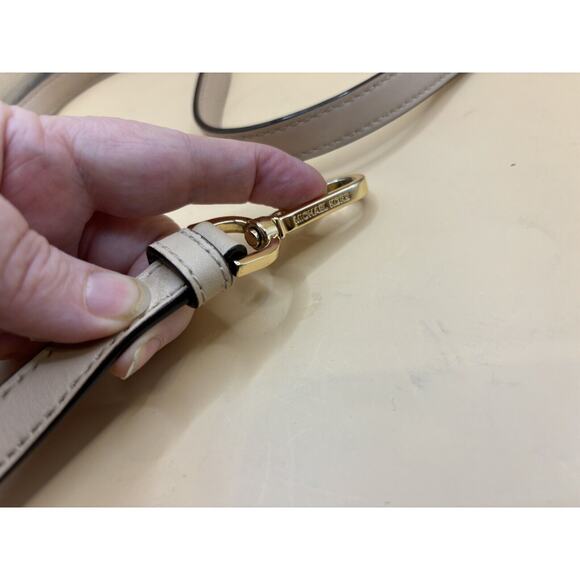 Michael Kors Tan Leather Replacement Adjustable Strap Signature Hardware - Picture 3 of 7